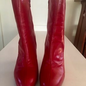 Red Stuart Weitzman Boots